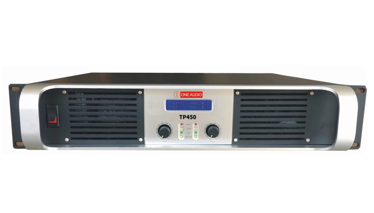 Two-channel professional power amplifier TP450